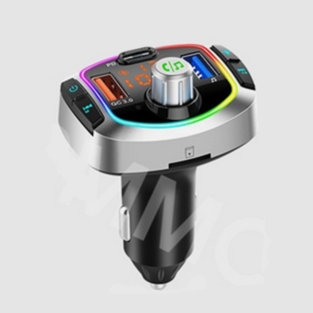 Car Bluetooth FM Transmitter MP3 Player QC 3.0 PD Type C USB Car Charger Adapter