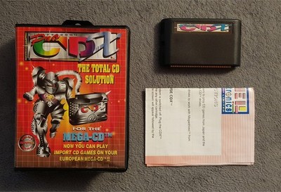 Datel Electronics SEGA MEGA CD ADPATER CDX Cartridge for Import CD Games
