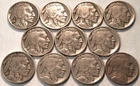Lot (11) Better Buffalo Nickels 1913 D S Type 1 1915 D 1916 DS 1923 S 1924 S 26S