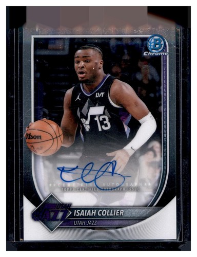 Isaiah Collier – 2025-26 Bowman Basketball · Base Cards I Chrome Variation #BCV-114 Isaiah Collier