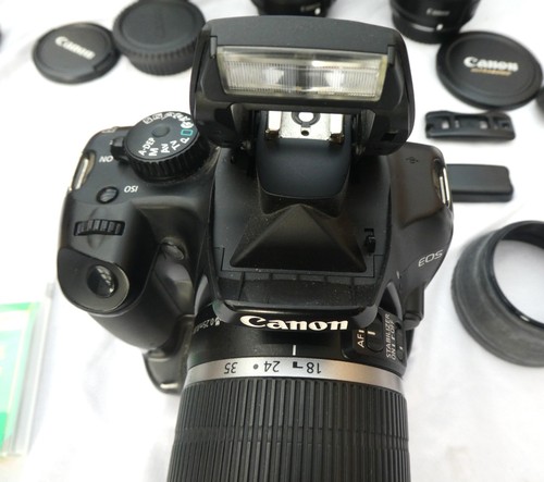 Pacchetto reflex digitali Canon EOS 1000D 18-55 + 55-250 + filtri obiettivi 10-22 mm - Foto 13 di 24