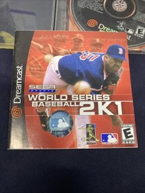 World Series Baseball 2K1 (Sega Dreamcast, 2000)  Manual Included. (3b)