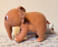 2014 Kellytoy The Jungle Book Hathi Elephant Plush 11" Brown Stuffed Animal