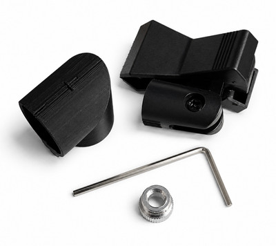 Right Angle 90 Degree Adapter For Shure SM57  (SM-57 ) Style Microphone