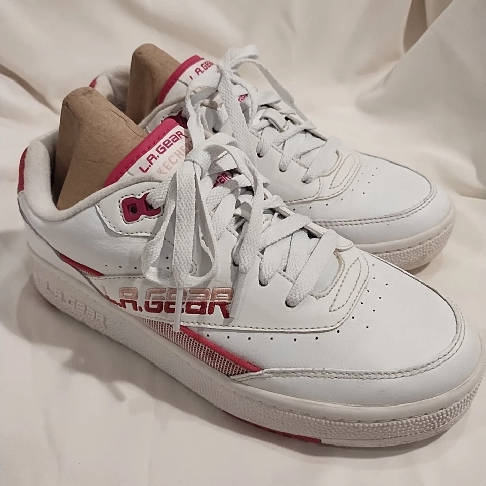 Zapatilla deportiva para mujer Skechers L.A. Gear Gear Gear Slammer talla 7,5 Foto 2 de 4