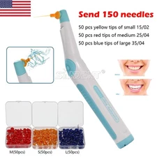 Dental LED Endo Activator Sonic Irrigator w/ 150 Files Clean Root Canal # 2 USA