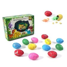 12PCS Small mini Hatching Dinosaur Eggs for Kids Dinosaur Party Favors 12pcs