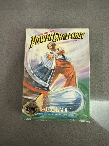 Jack Nicklaus' Power Challenge Golf (Sega Genesis, 1993) Vintage Rare Good Cond.