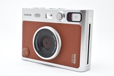   MINT  Fujifilm Instax Mini EVO Hybrid Instant Camera Brown w/Box From Japan