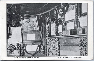 Bognor Regis Sussex Stamp Room North Bersted Vintage Postkarte England