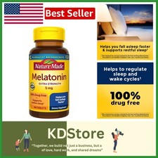 Natural Melatonin 5mg Sleep Aid - 300 Tablets, Verified Pharmacist Recommended