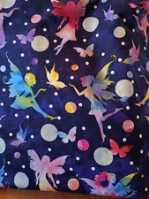 Fairytale Forrest Fabric 2yrds , Multi Colored Fairy In Beautiful Design New