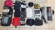 Lot 23 Nintendo Gameboy Switch Wii Playstation Travel Bag Case Disc Carrying Lot