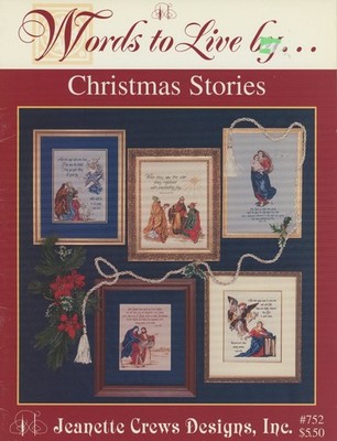 Jeanette Crews Christmas Stories Angels Wise Men Counted Cross Stitch Pattern