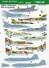 DP Casper. 48031 1:48 Cuban Air Force contra SAAF 1980-90. War in the Bush