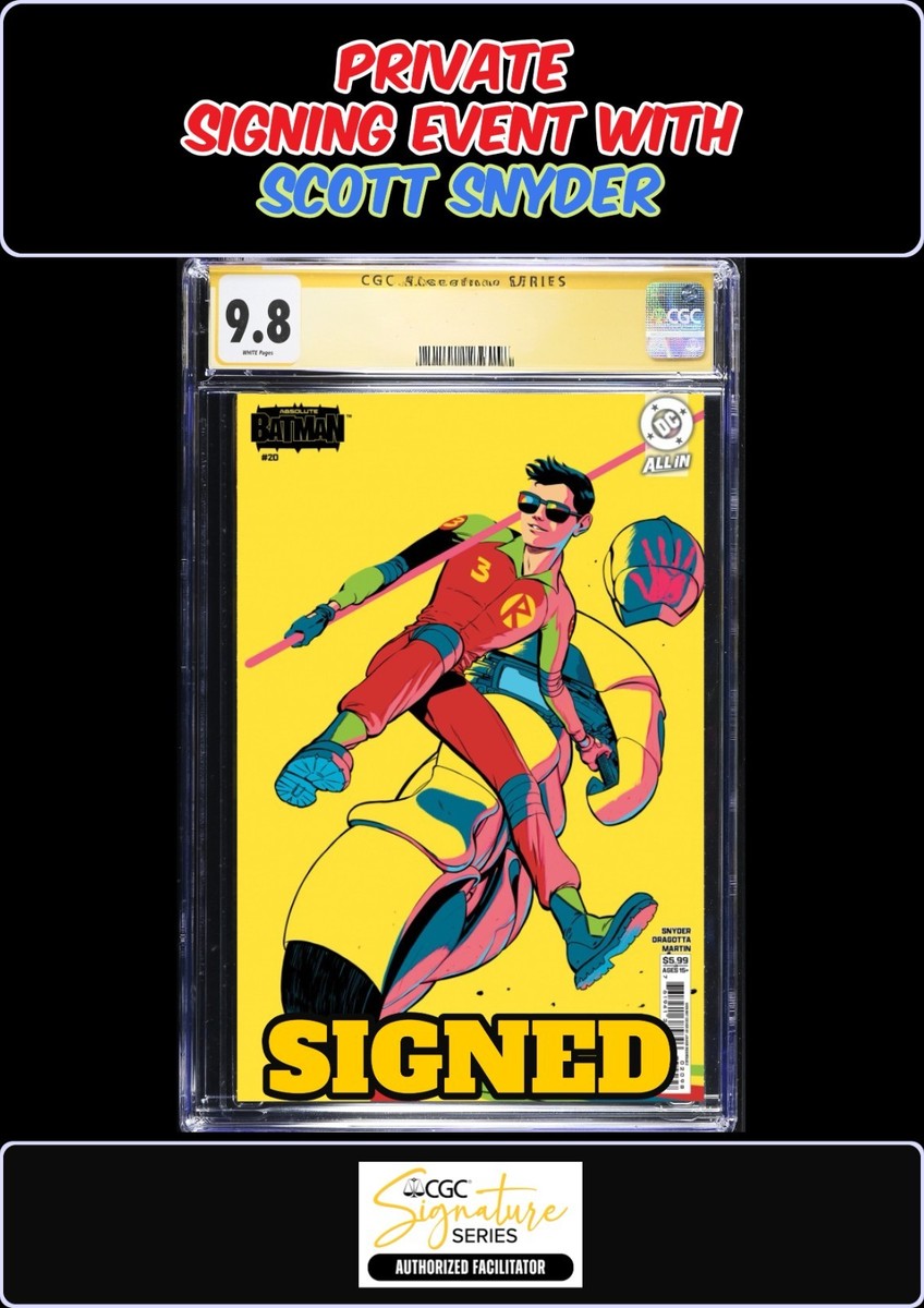 ABSOLUTE BATMAN #20 JAVIER RODRIGUEZ CGC SS 9.8 SCOTT SNYDER