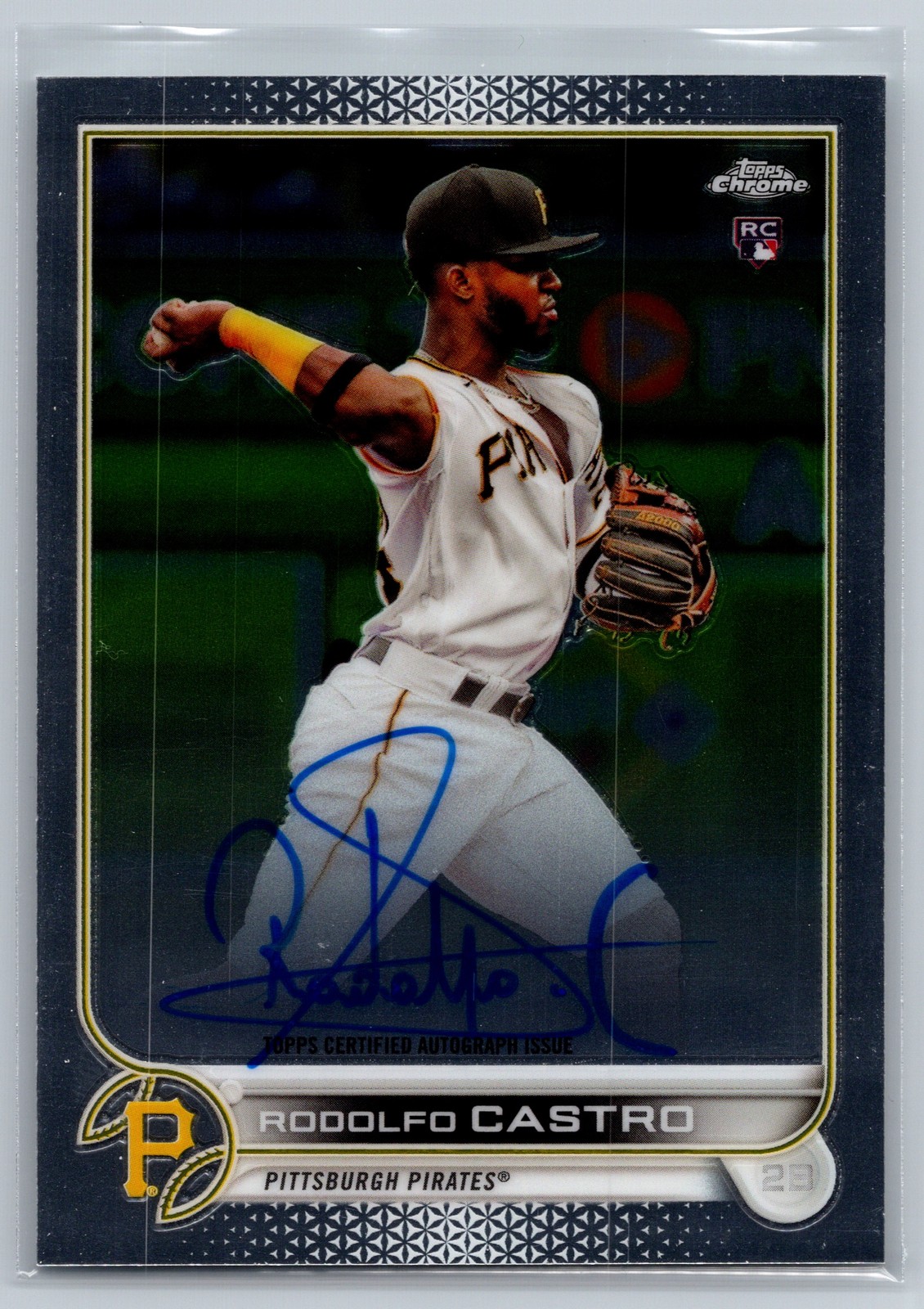 2022  Topps Chrome RC Rookie Auto RA-RC Rodolfo Castro