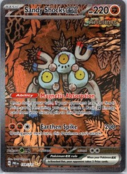 Sandy Shocks ex 159/131 Prismatic Evolutions Special Illustration Rare