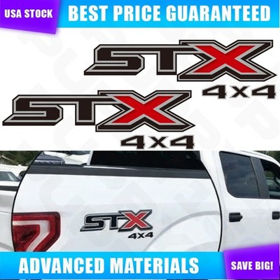 Set of 2 Decal Mods STX 4X4 Decals Stickers For F-150 2019-2020 Side Graphics