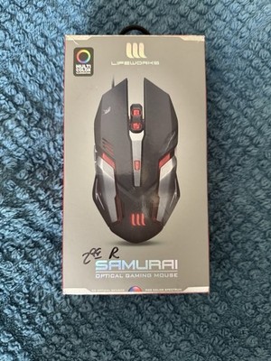 Lifeworks Samurai Optical Gaming Mouse Multi Color Open Box