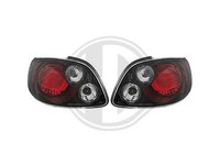 DesignrüCkleuchten Set Klarglas/Schwarz FüR Peugeot 206CC 00-