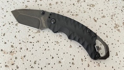 Kershaw 8750TBLKBW Shuffle II Folding Pocket Knife Tanto Plain Blade Linerlock B