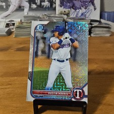 Topps Bowman Chrome Dustin Harris #BCP-119 Texas Rangers 1st Bowman