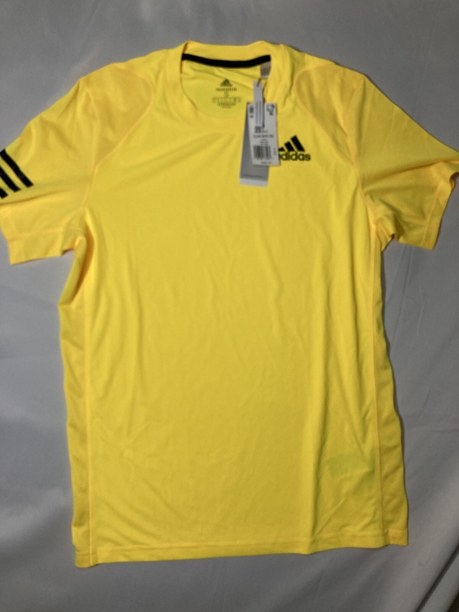 Men's Club 3-Stripes Tee - Adidas Regular Fit Tee With Mesh Ventilation, Made From Recycled Polyester - View #2