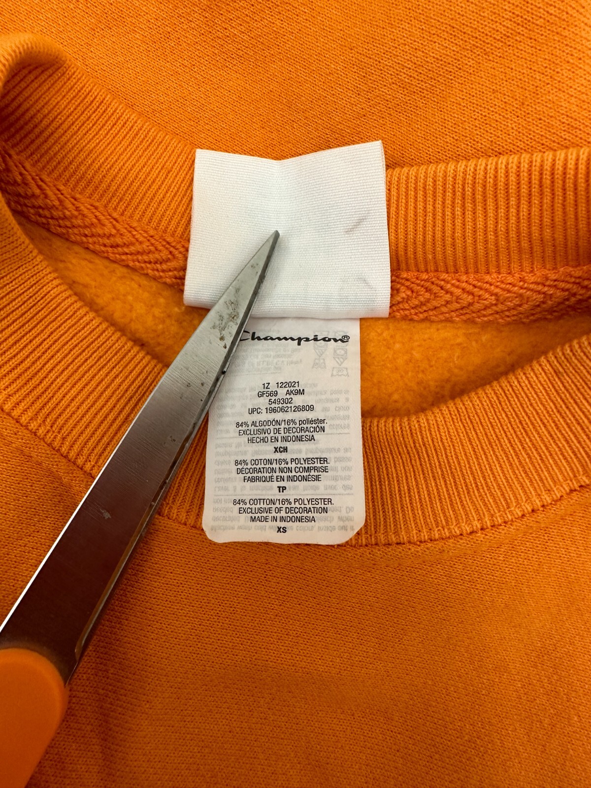 XS Champion Reverse Weave Pullover Sweatshirt X-S… - image 3