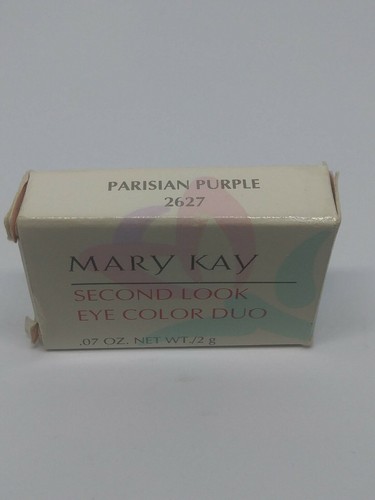 VINTAGE Mary Kay Parisian Purple 2627 Second Look Eye Color Duo Shadow NIB New! - Picture 5 of 9
