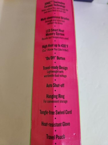 bed head smooth operator straightening heat brush