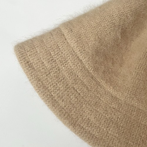 👢🍸 Sombrero cubo piel de conejo angora bronceado vintage y2k - Imagen 4 de 7