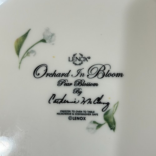 Lenox ORCHARD IN BLOOM 9” Lunch Salad Plate – Choice Peach, Plum or Pear Blossom - Picture 37 of 37