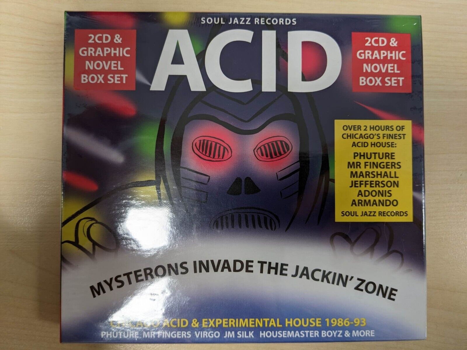 Acid: Mysterons Invade The Jackin' Zone (Soul-Jazz) BRAND NEW CD Boxset