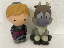 Disney Store Frozen KRISTOFF SVEN Figures Bath Pool Toddler Toys 5"