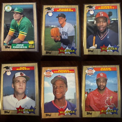 1987 Topps Baseball Cards - You Choose Rookies, All Stars - Read Desc 501-750 $1