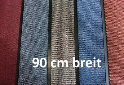 Sauberlauf Schmutzfang Schmutzfänger Meterware Läufer Bern  90 cm breit 5 Farben