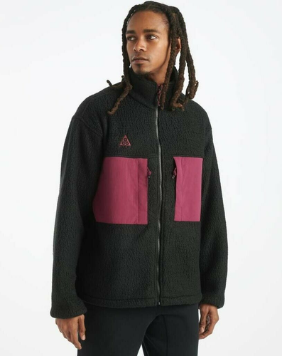 Nike ACG Microfleece Jacket, Black, New 