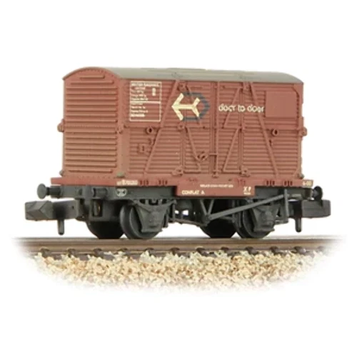 Graham Farish 377-331 N Gauge Conflat BR Bauxite (E) Door-To-Door BD Container [