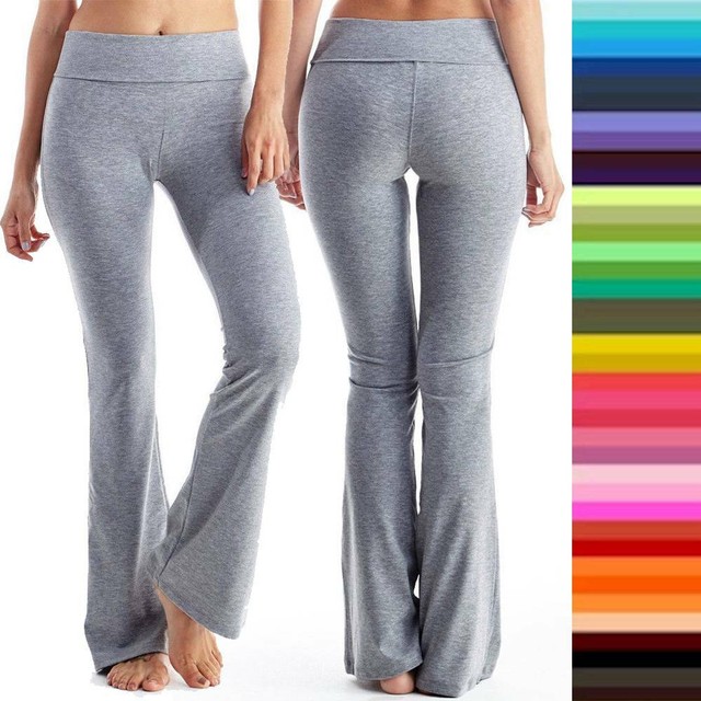 plus size flare yoga pants