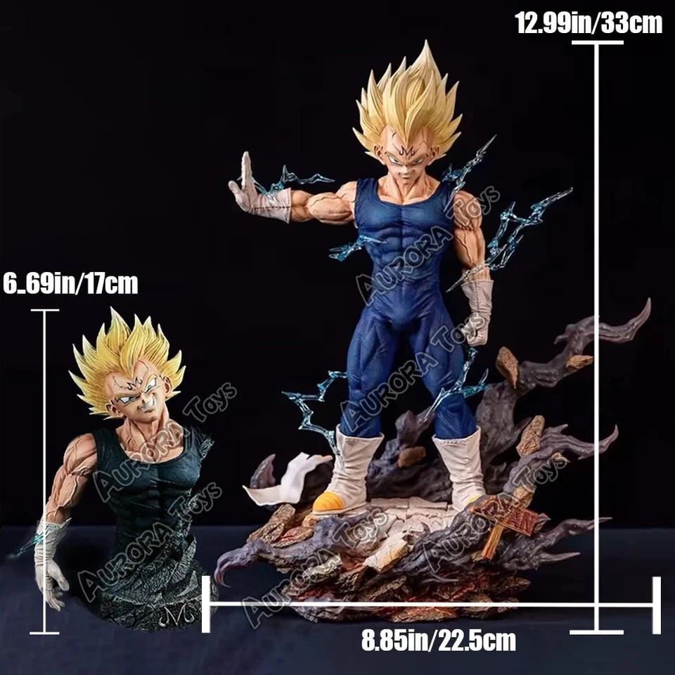 Dragon Ball Z Majin Vegeta Saiyan Figure Model Statue (Replaceable Head&Arm) - Image 3 of 4