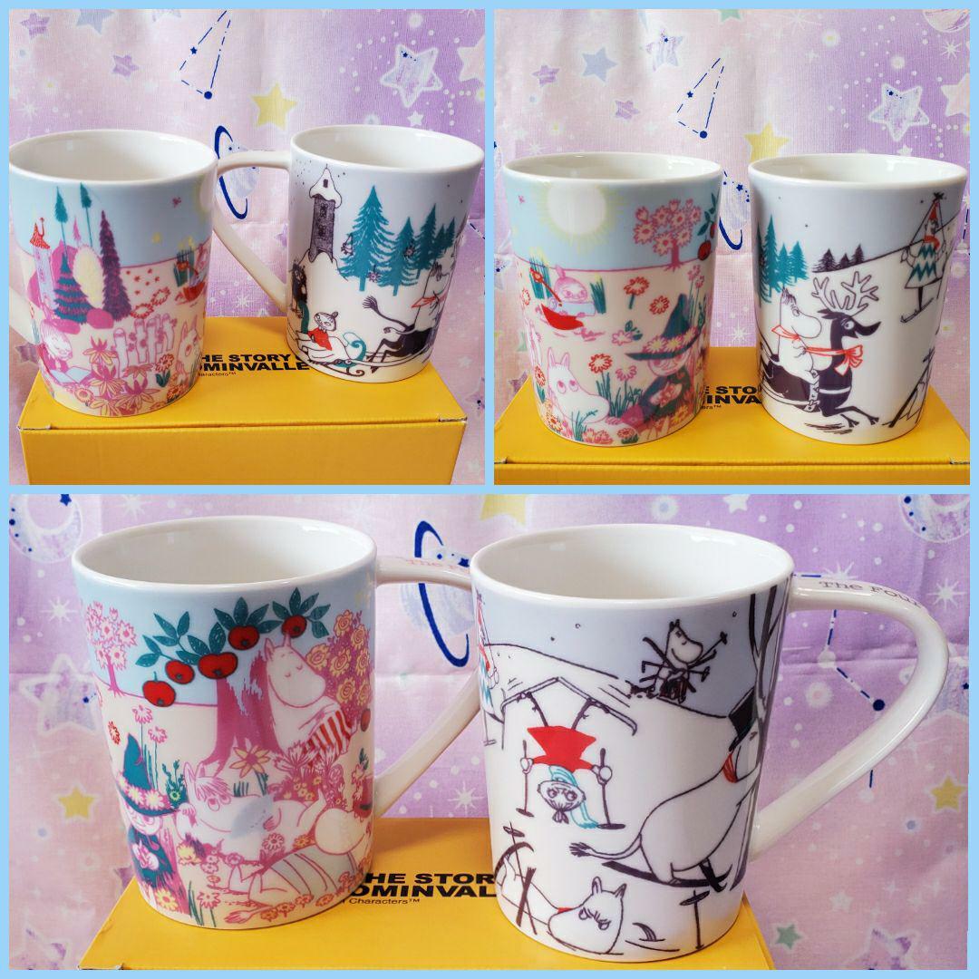 RARE Moomin Valley Four seasons Mug All seasons Set of 4 from
