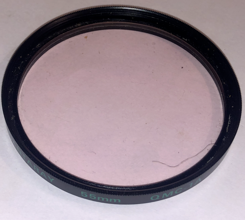Quantaray 55mm QMC 1A Filter with pouch, made in Japan, in very good condition - Picture 3 of 3