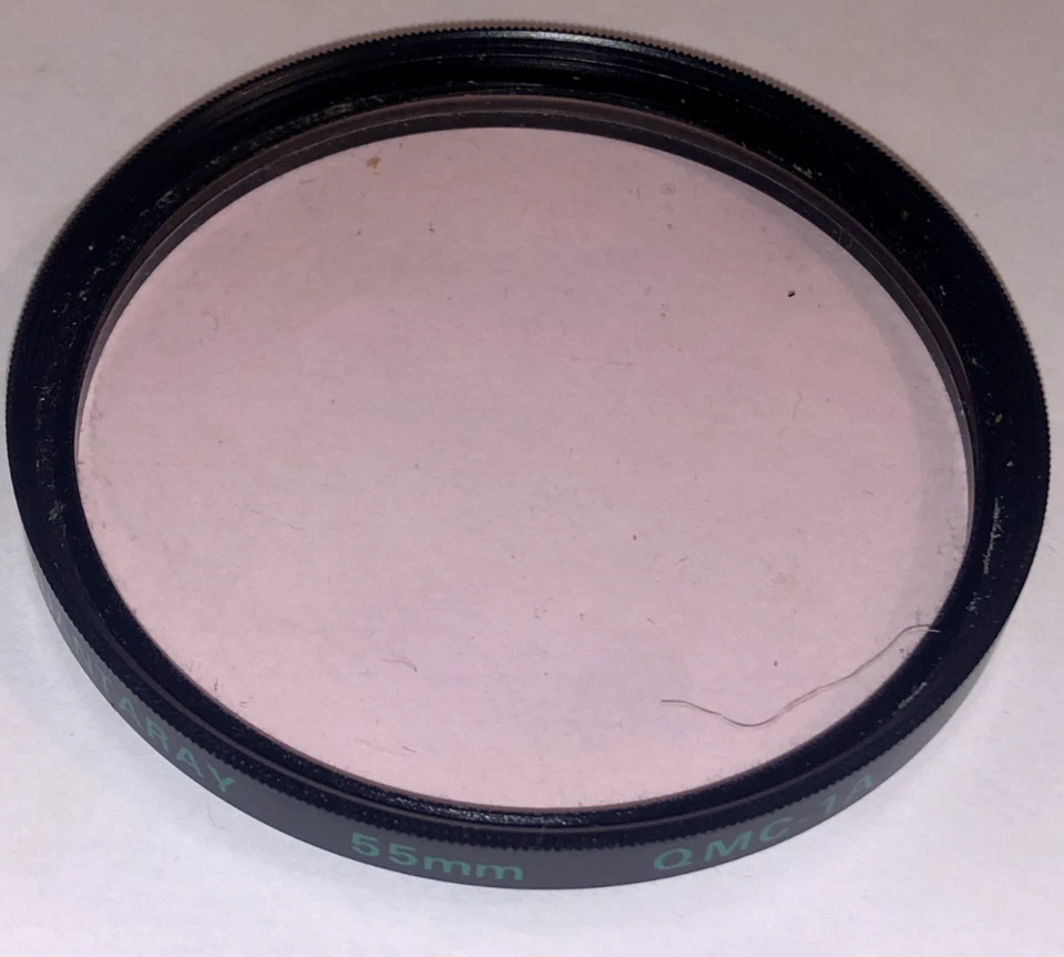 Quantaray 55mm QMC 1A Filter with pouch, made in Japan, in very good condition - Image 3 of 3