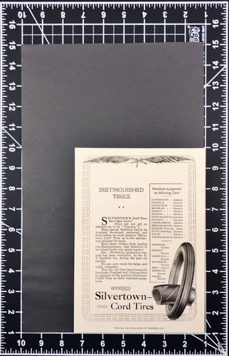 Goodrich Silvertown Cord Tires Vintage Antique Print Ad 1916 - Picture 3 of 7