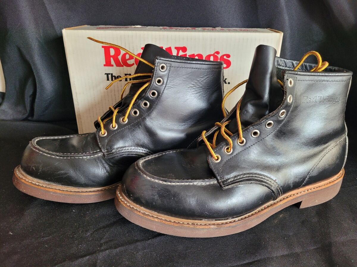 Pre-Owned Red Wing 8136 - Black Chrome - US Men's 11E Pre-Owned Red Wing 8136 - Black Chrome - US Men's 11E