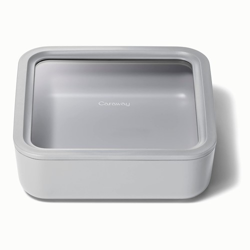 Glass Food Storage, 10 Cup Glass Container,Ceramic Coated Food