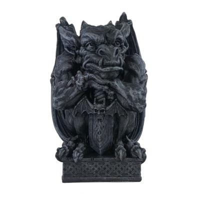 XL Gargoyle Figur Wasserspeier Fabelwesen Gothic Halloween Skulptur Statue IM49