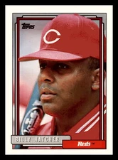 1992 Topps Billy Hatcher Cincinnati Reds #432 Centered Mint