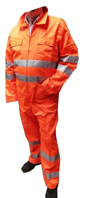 Tuta alta visibilità arancione